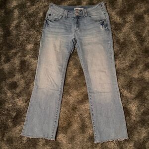 KanCan Women's Faded Blue Jeans